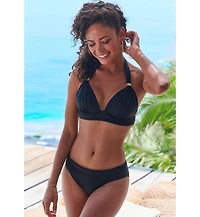 Lascana Women's Hardware Detail Triangle Bikini Swimsuit Top Bra Sizing