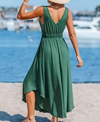Cupshe Women's Meadow Whimsy Midi Beach Dress