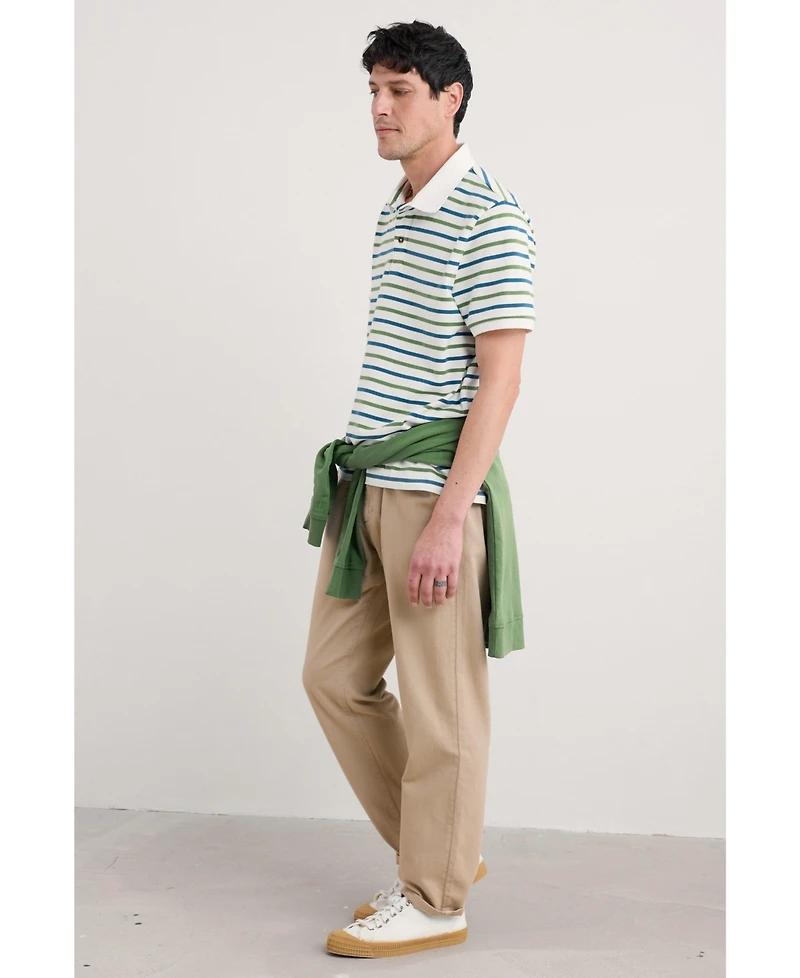 Seasalt Cornwall Men's Balefire Stripe Polo