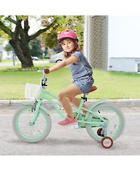 16-Inch Kids Bike with Adjustable Seat and Bell, Lightweight for Ages 3-8