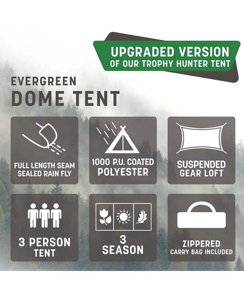 Stansport Evergreen Dome Tent