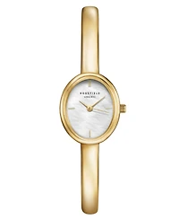 Rosefield Bangle Women' Gold tone Stainless Steel Bracelet Watch 23.5mm