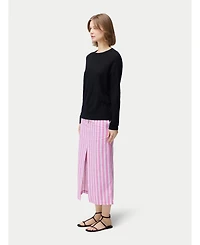 Gobi Cashmere Women's Silk Cashmere Textured Sweater