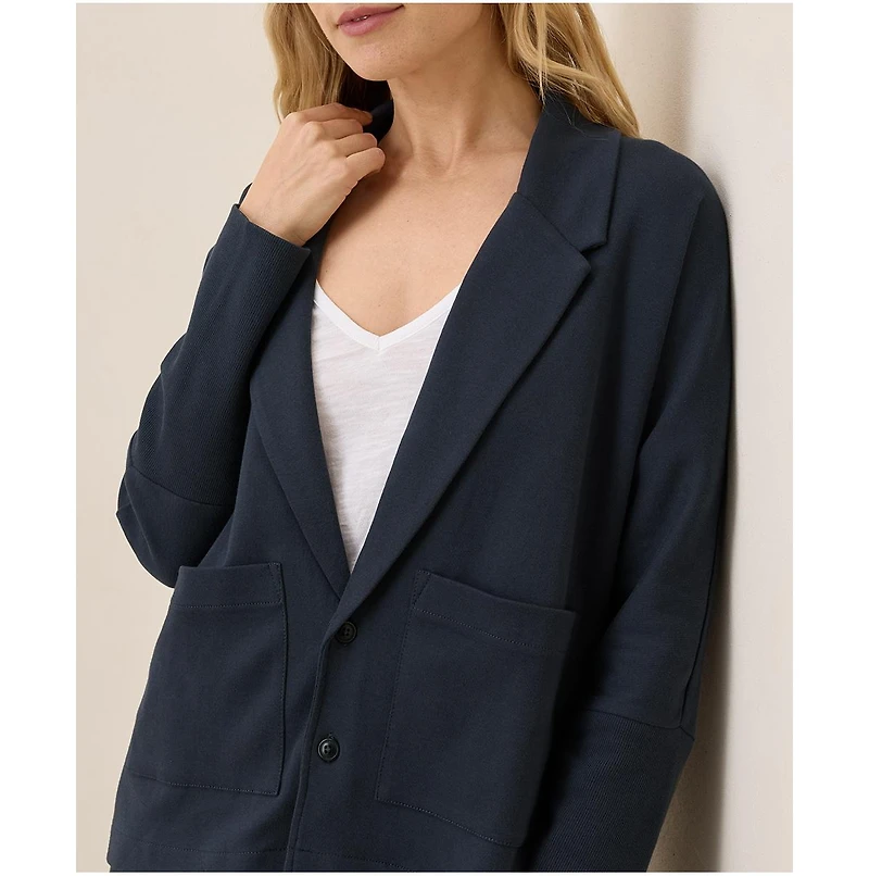 Pact Women's Organic Cotton Airplane Relaxed Blazer