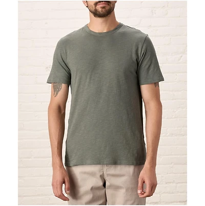 Pact Men's Organic Cotton Featherweight Slub Crew Tee