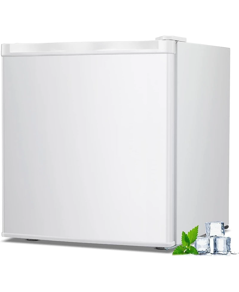 Zafro 1.1 Cu. Ft. Small Upright Freezer – This compact mini freezer features removable shelves, an adjustable thermostat, and a reversible door