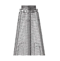 9500 Btu Steel Propane Triangular Pyramid Tabletop Patio Heater