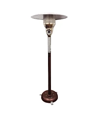 Freestanding 41000 Btu Natural Gas Patio Heater with Steel Construction
