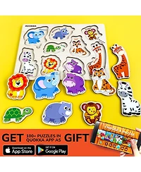 Quokka Wooden Puzzles for Toddlers 3-5 - Games Children's Learning
