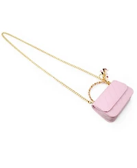Tiny Treats + Zomi Gems Girls Classic Link Chain Top Handle Handbag, Hot Pink