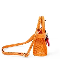 Tiny Treats + Zomi Gems Girls Crocodile Pony Handbag, Orange