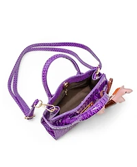 Tiny Treats + Zomi Gems Girls Crocodile Pony Handbag, Orange