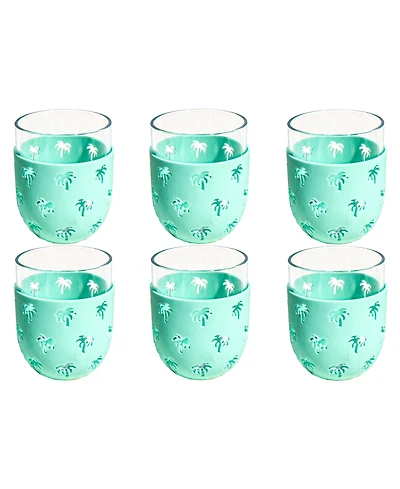 Abode Homewares Party Sleeve Stemless Glasses, Set of 6