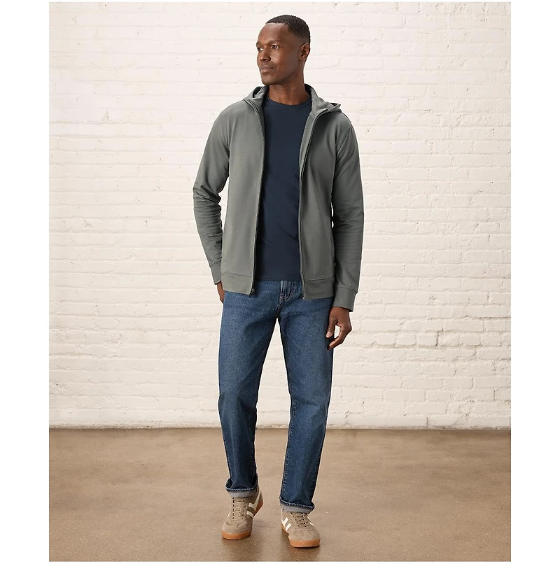 Pact Men's Organic Cotton Stash French Terry Zip Hoodie