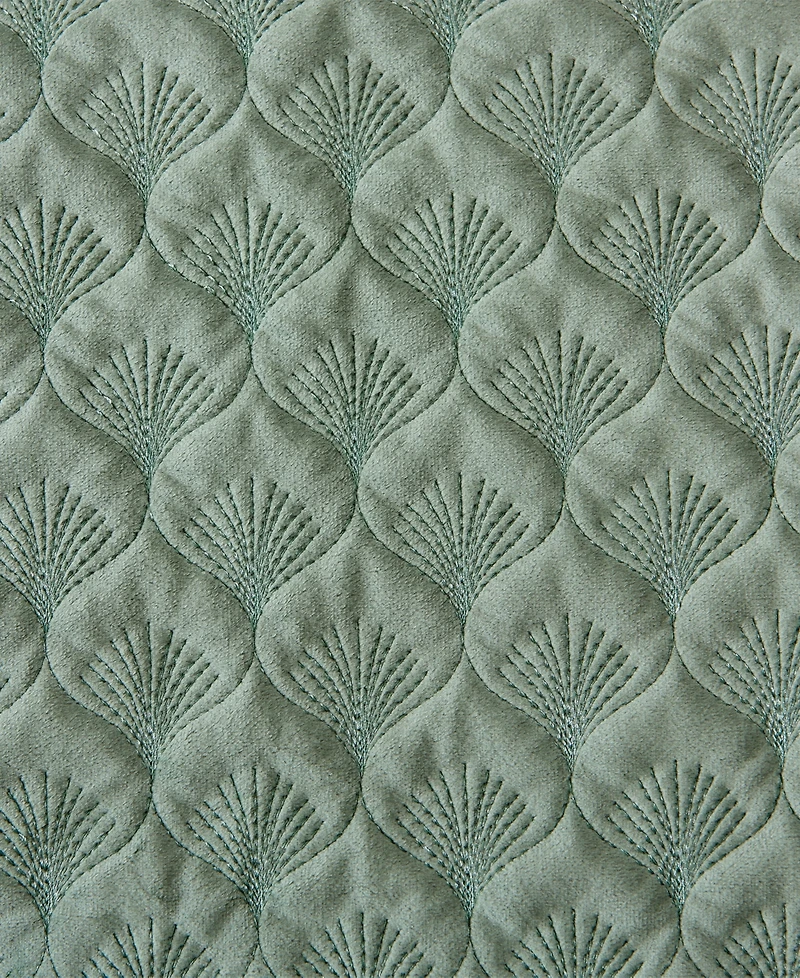 Levtex Merano Velvet Sea Spray Reversible Quilted Throw, 50" x 60"