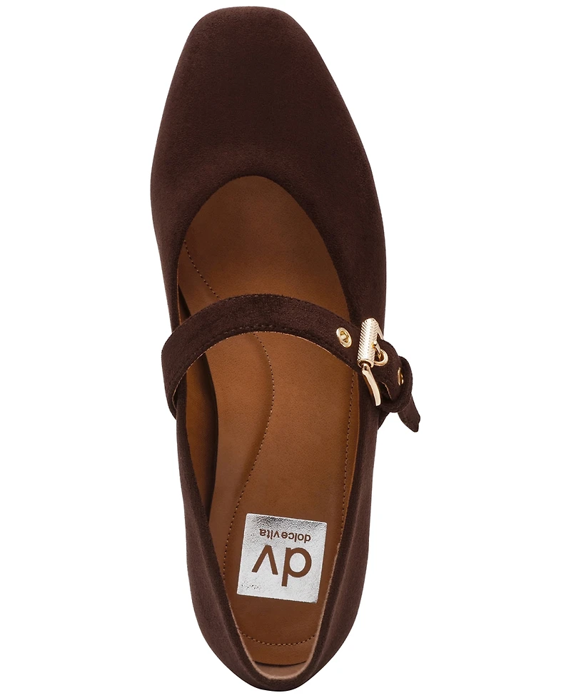 Dv Dolce Vita Women's Mulaney Buckle Mary Jane Flats