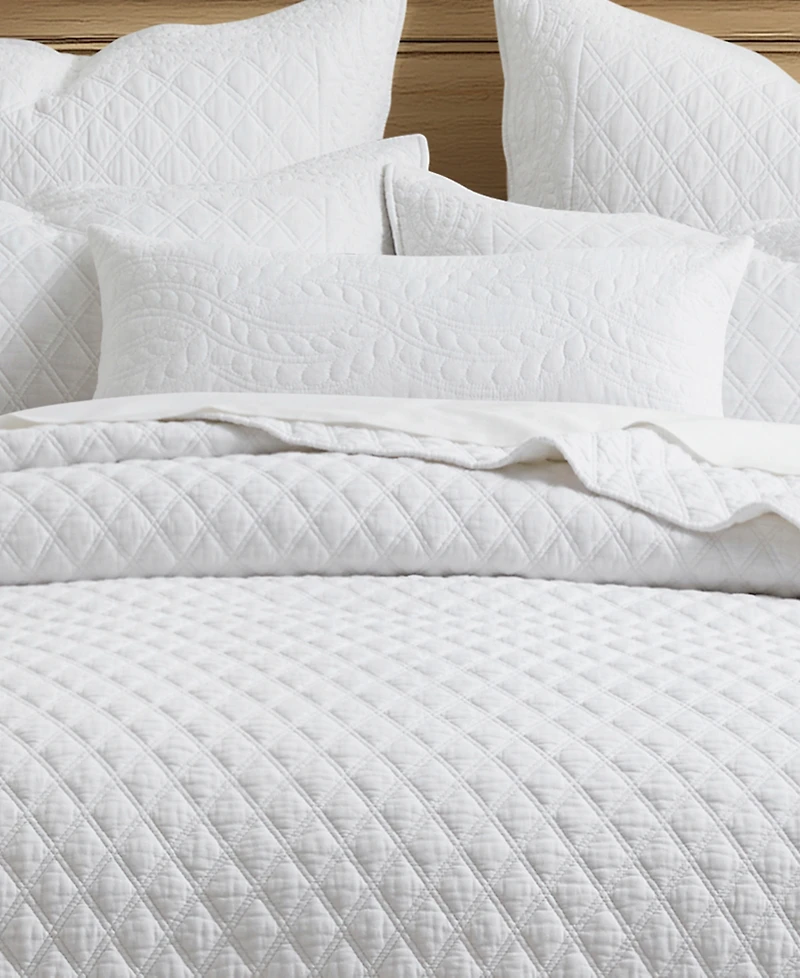 Levtex Ballou Quilted Decorative Pillow Set, 12" x 24"