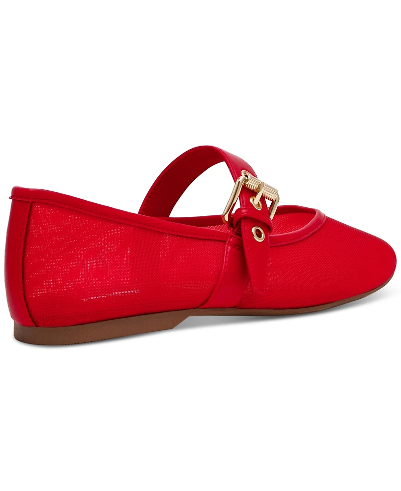 Dv Dolce Vita Women's Mulaney Mesh Buckle Mary Jane Flats