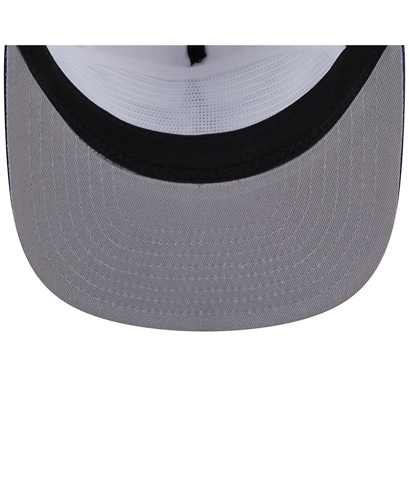 New Era Men's Gray/Navy Dallas Cowboys Throwback Dye Golfer Snapback Hat