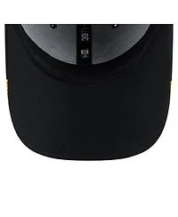 New Era Men's Black Pittsburgh Penguins Linear Featherweight 39THIRTY Flex Hat