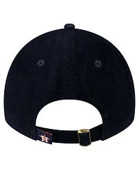 New Era Women's Navy Houston Astros Corduroy 9TWENTY Adjustable Hat