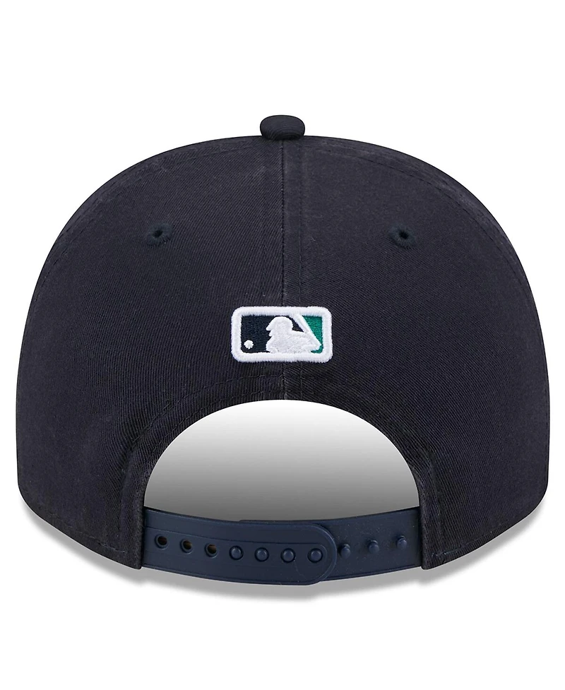 New Era Men's Navy Seattle Mariners 2025 Jackie Robinson Day Golfer Adjustable Hat