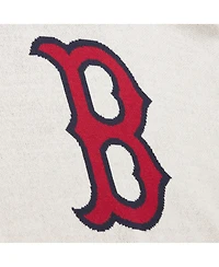 Mitchell & Ness Men's Cream Boston Red Sox Retro Pullover Sweater