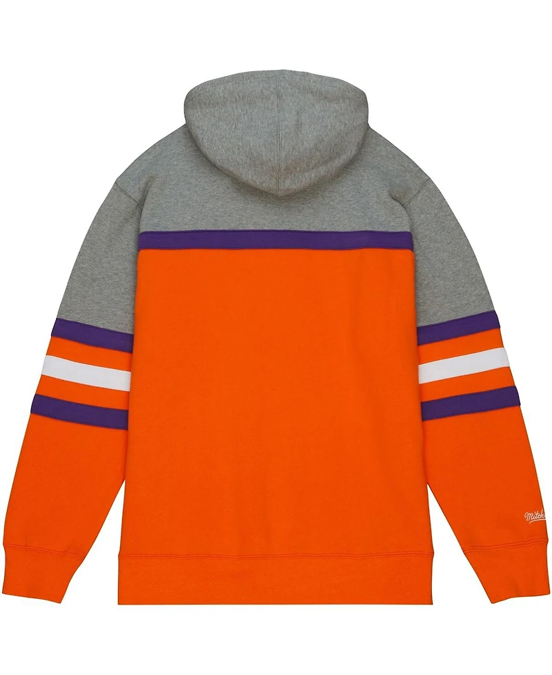 Mitchell & Ness Men's Orange Clemson Tigers Head Coach Pullover Hoodie