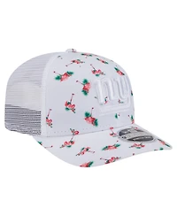 New Era Men's White New York Giants Adventure Flamingo Pattern 9SEVENTY Stretch-Snap Hat