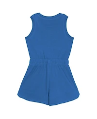 Outerstuff Girls Toddler Blue Detroit Lions Super Girl Romper