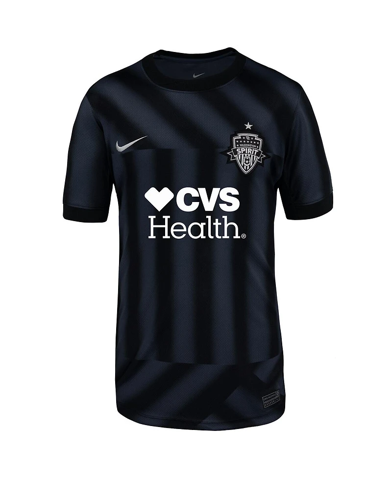 Nike Big Boys and Girls Trinity Rodman Black Washington Spirit 2025 Blackout Kit Replica Player Jersey