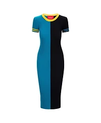Staud Women's Teal/Black Jacksonville Jaguars Colleen Dress