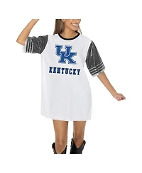 Gameday Couture Women's White Kentucky Wildcats Full Sequin Jersey Dress