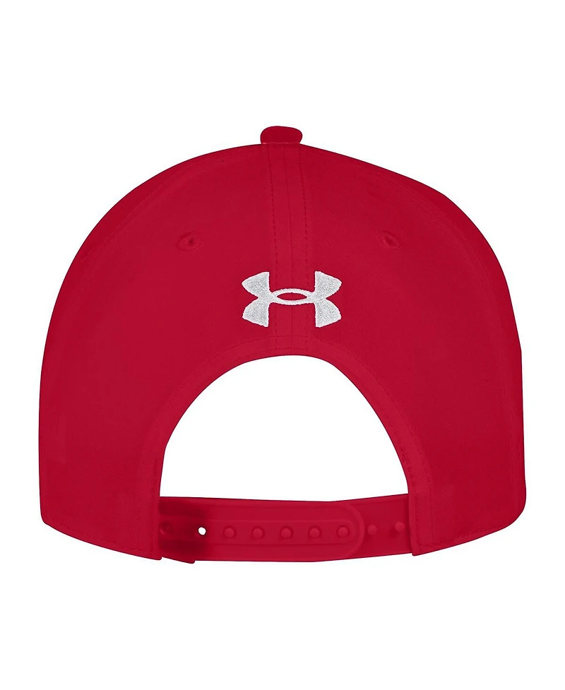 Under Armour Men's Red Maryland Terrapins Driver Rope Adjustable Hat