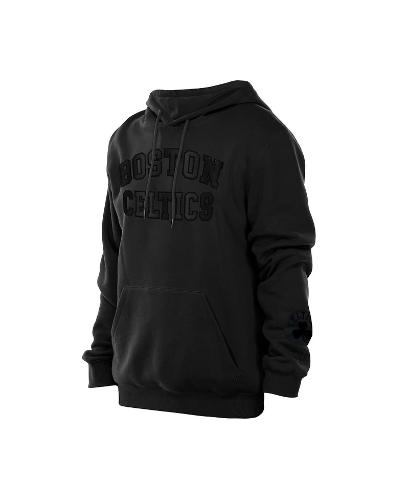 New Era Men's Black Boston Celtics Logo Select Premium Pullover Hoodie