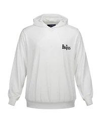 Section 119 Men's and Women's White The Beatles Logo Faces Upf 50 Pullover Hoodie