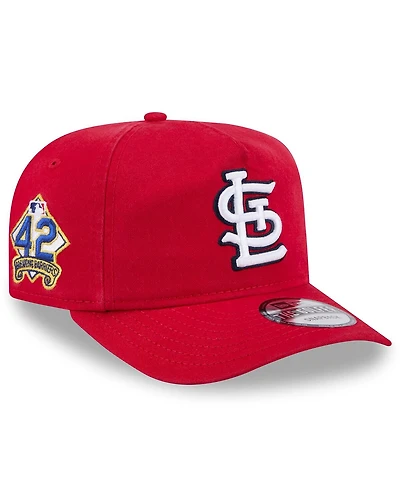 New Era Men's Red St. Louis Cardinals 2025 Jackie Robinson Day Golfer Adjustable Hat
