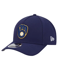 New Era Men's Navy Milwaukee Brewers 9FORTY M-Crown Adjustable Hat