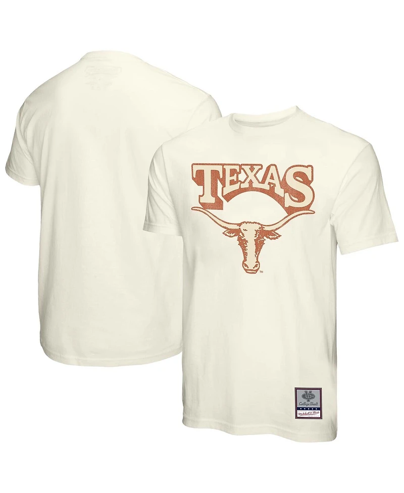 Mitchell & Ness Men's Cream Texas Longhorns Vintage Tone T-Shirt