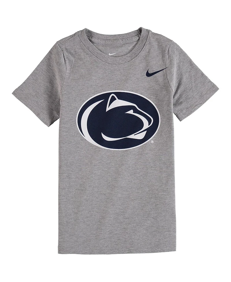 Nike Preschool Heathered Gray Penn State Nittany Lions Logo Performance T-Shirt