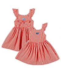 Garb Toddler Girls Orange Florida Gators Constance Gingham Dress