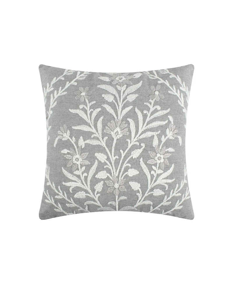 Levtex English Forest Embroidered Decorative Pillow, 18" x 18"