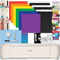 Cricut Explore 4 Cutting Machine with Vinyl and Iron-On Sheets Bundle