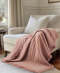 Levtex Wilhemina Stone Washed Quilted Throw, 50" x 60"