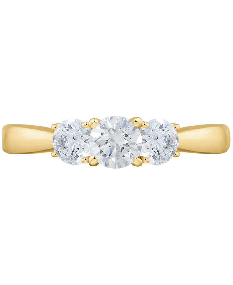 Diamond Three Stone Engagement Ring (1 ct. t.w.) in 14k Gold