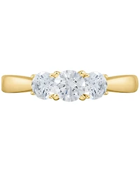Diamond Three Stone Engagement Ring (1 ct. t.w.) in 14k Gold