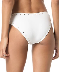 Michael Kors Women's Crepe Side-Ring Studded Bottoms