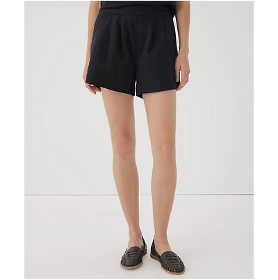 Pact Canopy Linen Blend High-Waisted Short