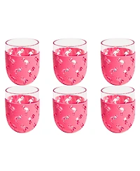 Abode Homewares Party Sleeve Stemless Glasses, Set of 6
