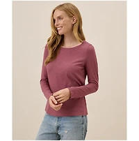 Pact Women's Organic Cotton Featherweight Slub Long Sleeve Tee